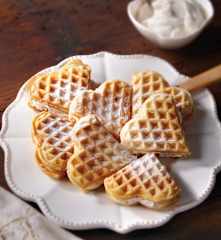 Waffles alla panna