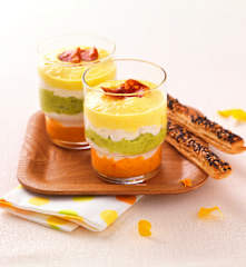 Verrine aux trois poivrons