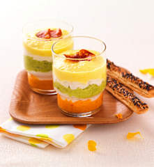 Paprika Tricolore im Glas