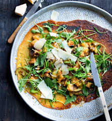 Socca aux légumes d'été