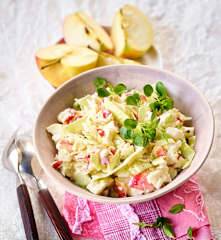 Weißkraut-Apfel-Joghurt-Rohkost