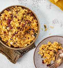 Riz indien aux fruits secs