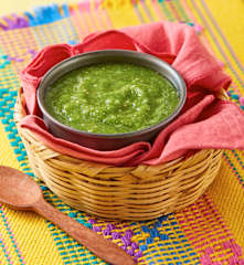 Salsa verde cruda