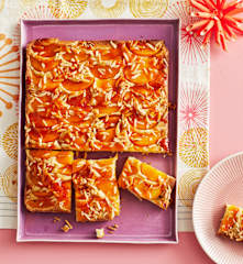 Pfirsichkuchen vom Blech