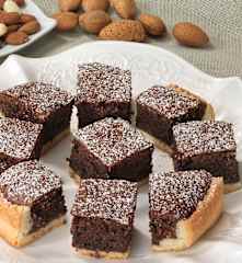 Torta di mandorle e cioccolato