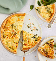 Quiche saumon-épinard-chèvre
