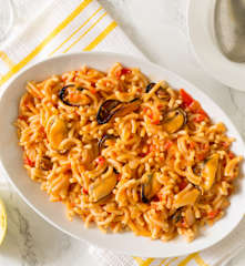Fideuá con mejillones