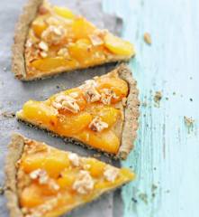Tarte aux abricots et au nougat