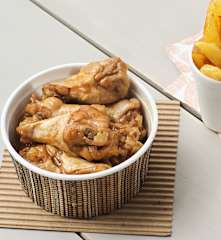 Alitas adobadas en salsa