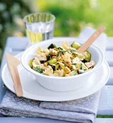 Salade de pâtes aux courgettes