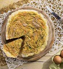 Torta di riso basmati gratinata