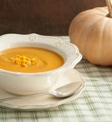 Roasted Pumpkin Soup with Orange