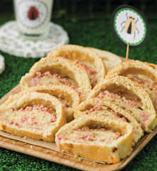 Roulades au fromage et jambon