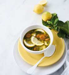 Canja com limão