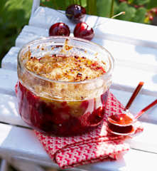 Crumble aux fruits rouges