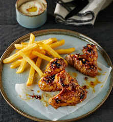 Chicken Wings in rauchiger Honigmarinade