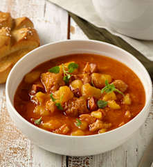 Novoroční bramborový guláš