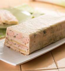 Terrina de salmón con mango