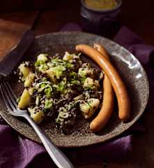 Kartoffel-Linsen-Salat