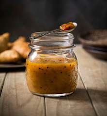Mango, ginger and chilli chutney