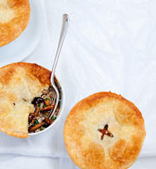 Tourtes au porc et champignons