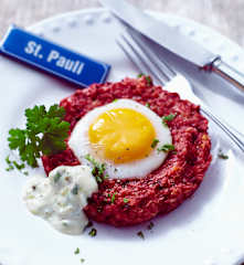 Labskaus-Nester mit Dip