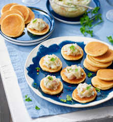 Tartare de daurade et blinis