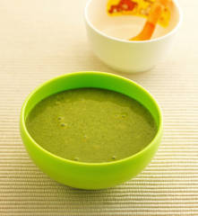 菠菜鸡肉粥(7~9个月辅食)