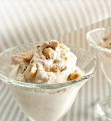 Helado rápido de avellanas