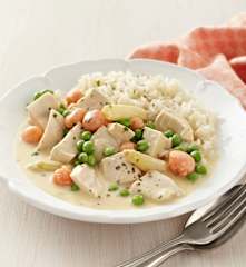 Leipziger-Allerlei-Frikassee mit Huhn