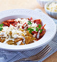 Chilaquiles divorciados