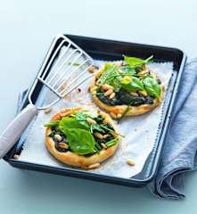 Tartelettes fines aux épinards