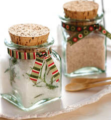 Sal aromatizado com ervas