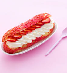 Éclair fragole e cioccolato bianco 