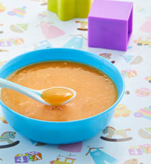 Papilla de papaya y mango