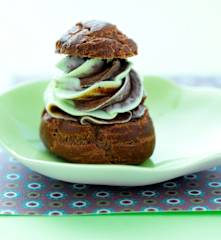 Bignè menta e cioccolato