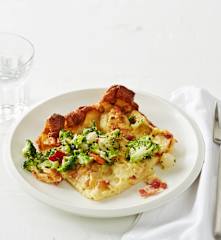 Ofenpfannkuchen mit Speck