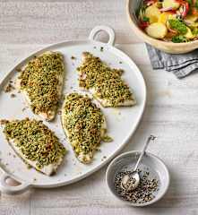 Gratinierte Dorade mit Kartoffelsalat