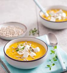 Zupa krem z marchewki, pietruszki i quinoa