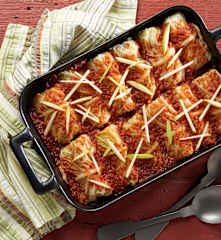 Beef and Apple Cabbage Rolls