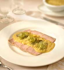 Arrosto di vitello con carciofi