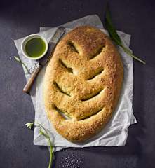 Bärlauch-Fougasse