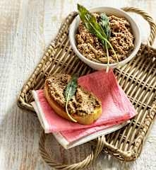 Bruschetta Florentiner Art mit Geflügelleber