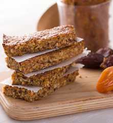 Barritas energéticas de frutos secos