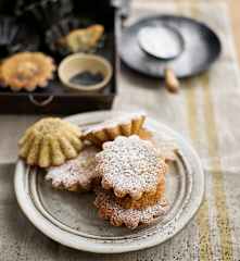 Queques de limão e sementes de papoila