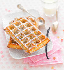 Gaufres à la vanille (cuisson au four)