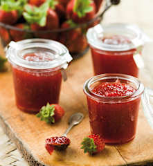 Doce de morango e maçã