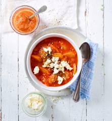Tomaten-Mango-Suppe