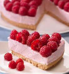 Cheesecake ai lamponi
