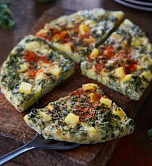 Grünkohl-Kartoffel-Frittata